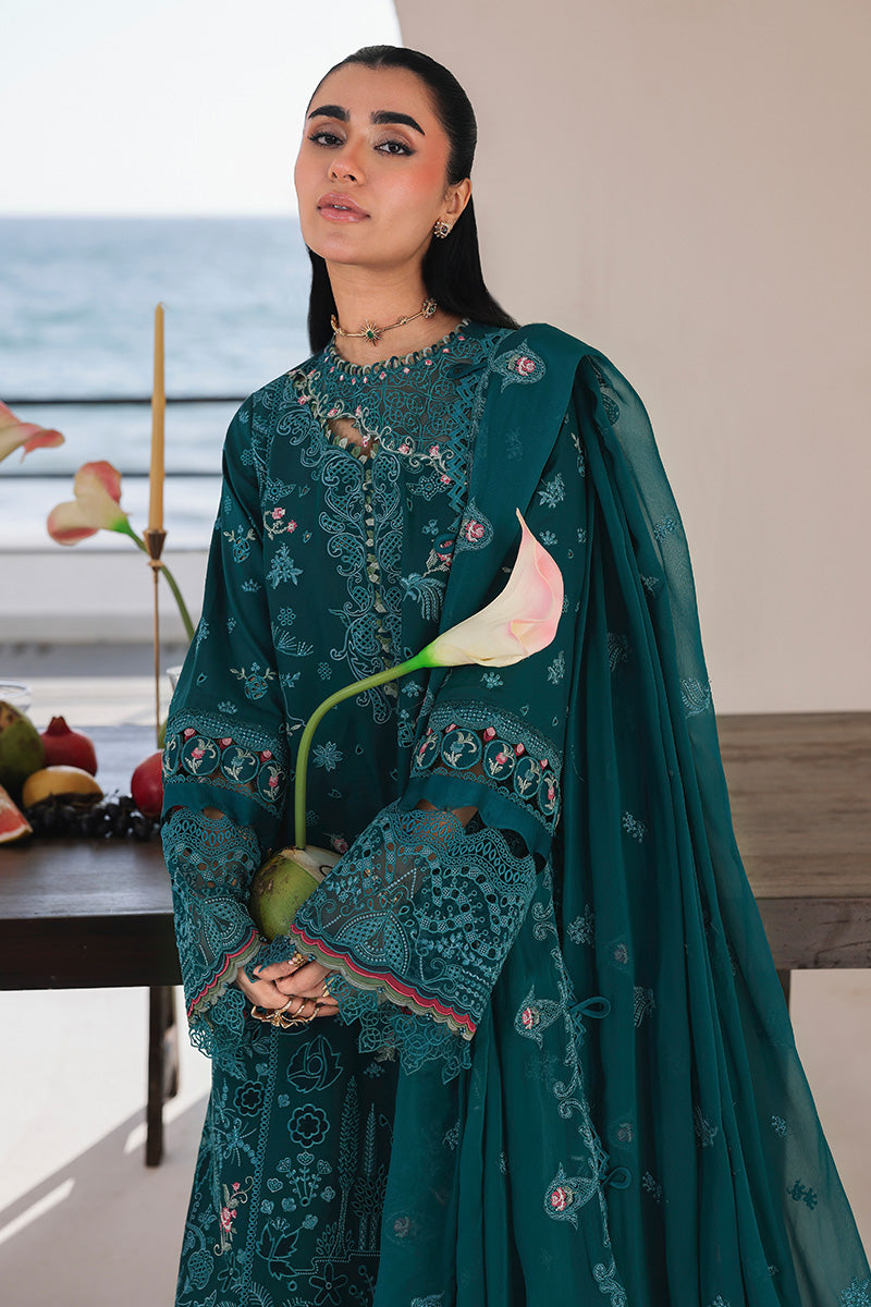 Qalamkar SA-04 Elif Style — Mairaz Lawn Suit