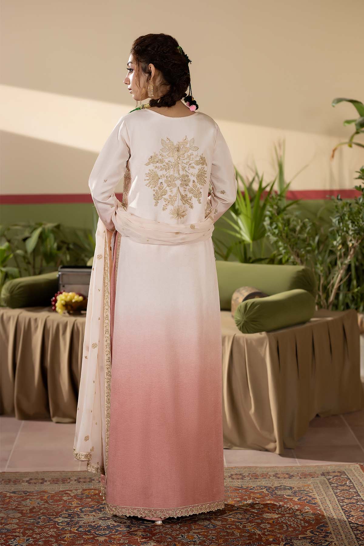 Maryams Sheesham-HRI-8595 Style — Mairaz Three-Piece Suit