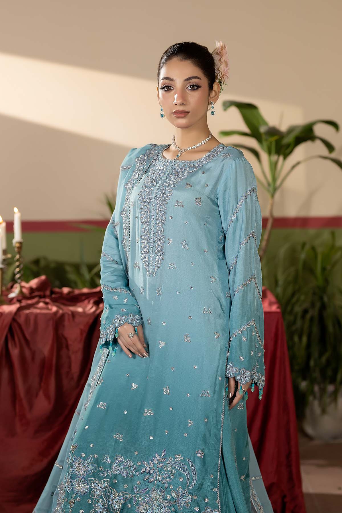 Maryams Sapphire-HRI-8591 Style — Mairaz Three-Piece Suit