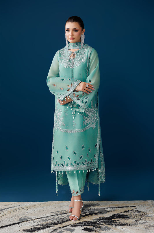 Alizeh AF-DUA-3034 Sea Glass Style — Mairaz Three-Piece Suit