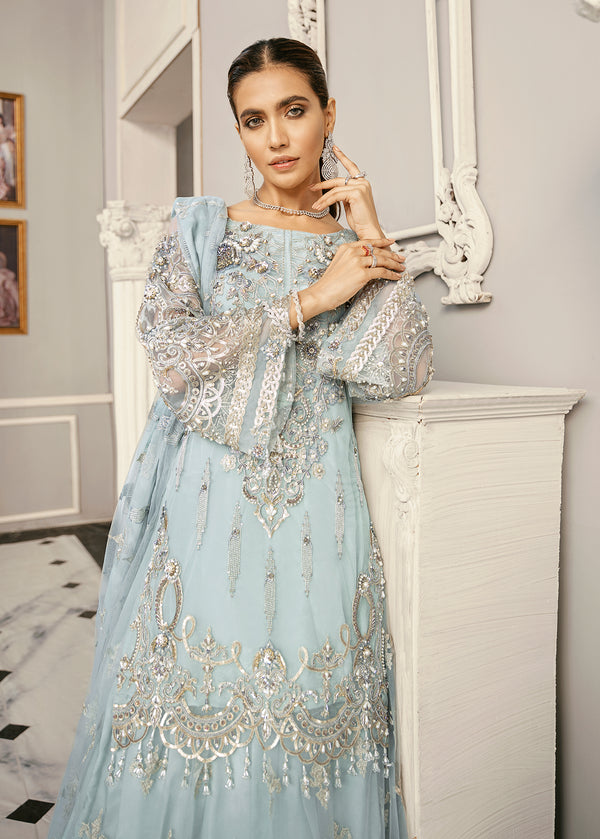Akbar Aslam Phlox U-1327 Style — Mairaz Lehenga