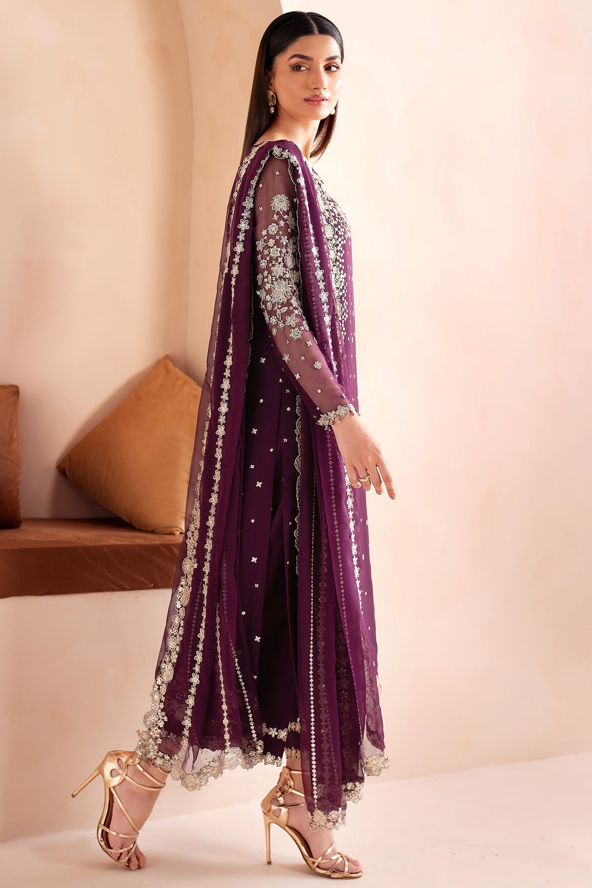 Farasha Mulberry Style — Mairaz Three-Piece Suit