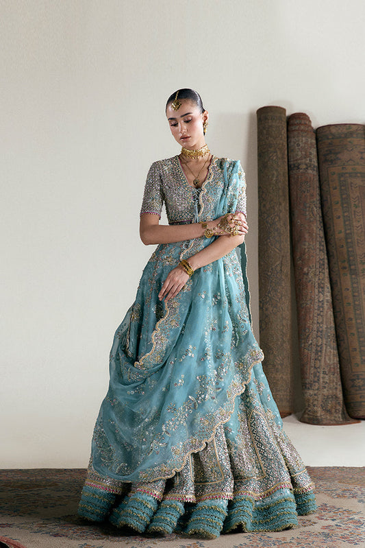 Suffuse Anaira style — Mairaz aqua lehenga reference, view 2 of 5