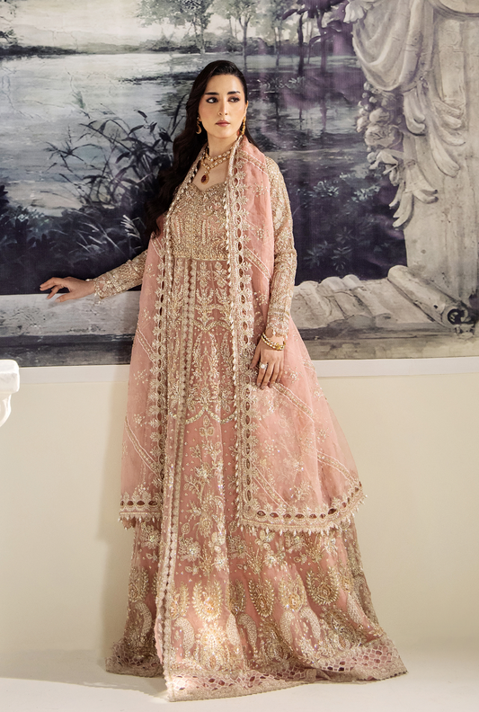 Saad Shaikh Rosee Style — Mairaz Pink Three-Piece Suit
