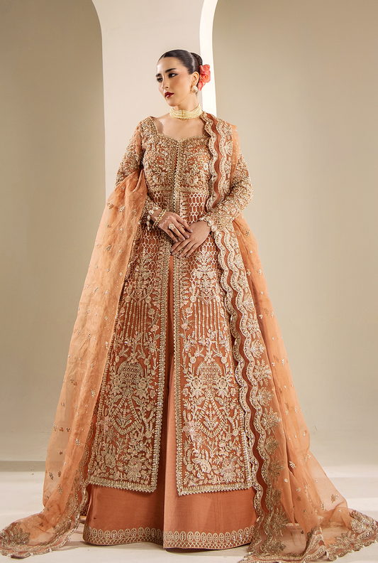 Saad Shaikh Serena Style — Mairaz Coral Three-Piece Suit