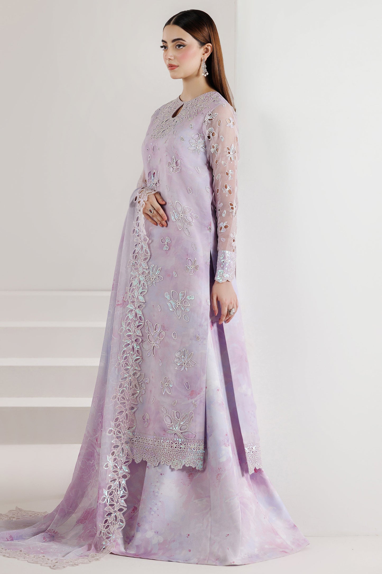 Farasha Lilac Enchant Style — Mairaz Three-Piece Suit