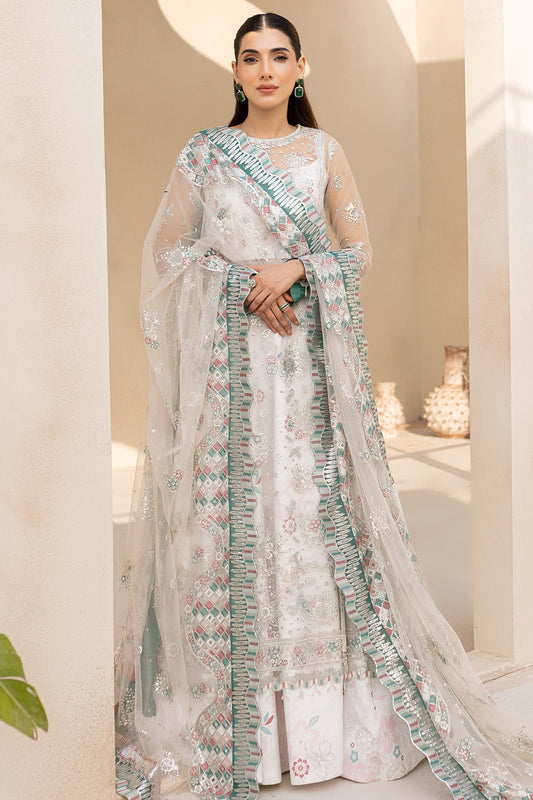 Farasha Moonlight Mist Style — Mairaz Three-Piece Suit