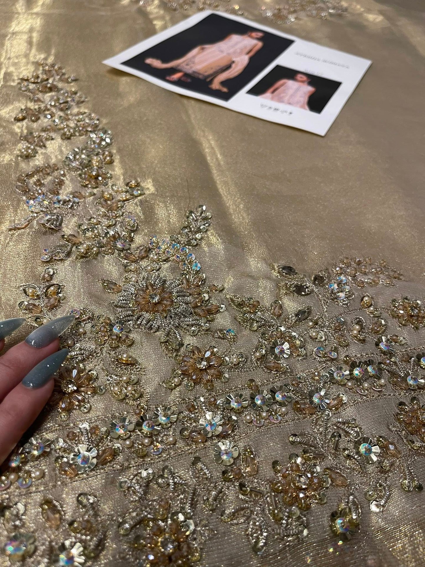 Ayesha Somaya Ayra Style — Mairaz Gold Three-Piece Suit