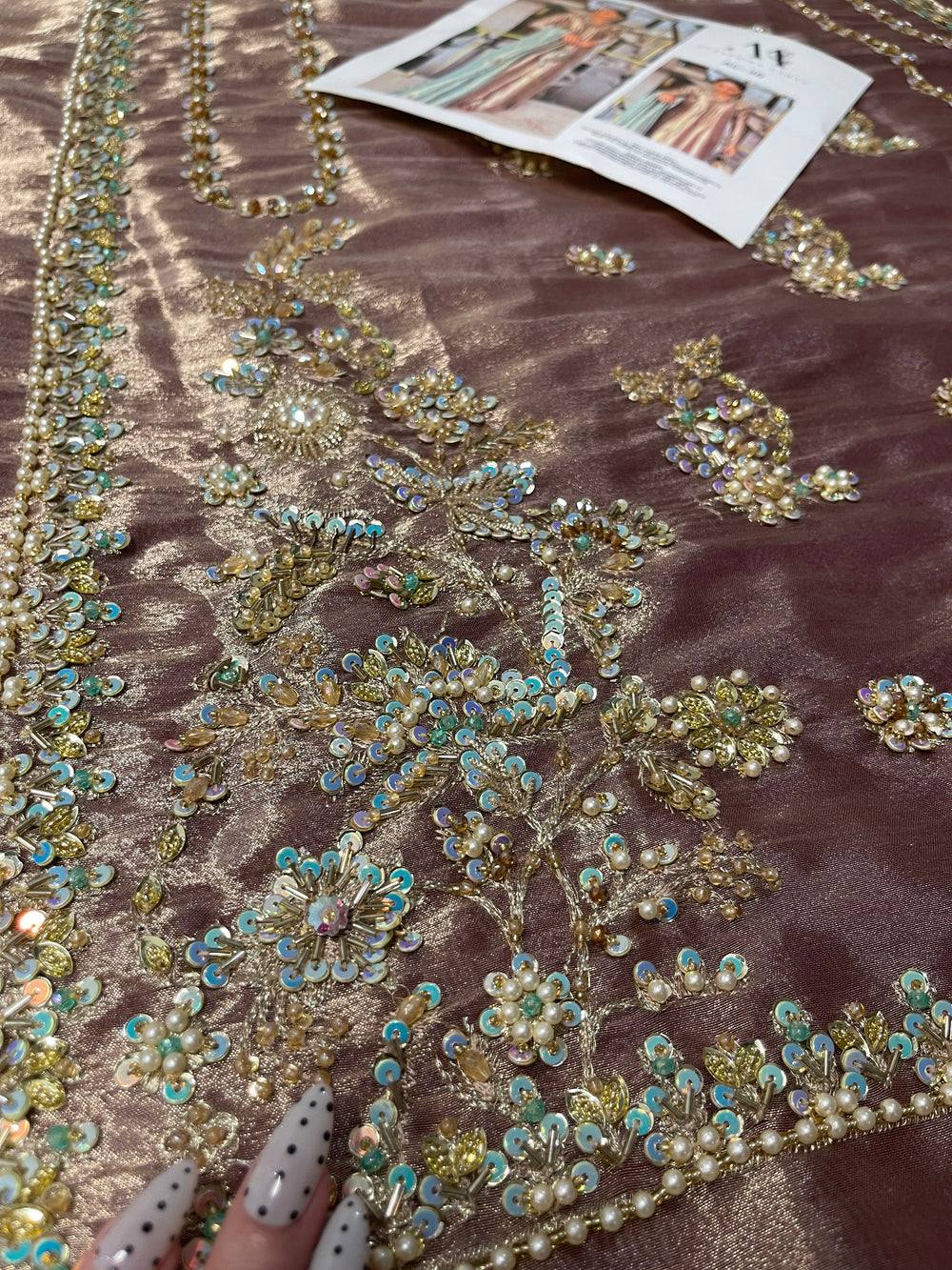 Republic Women Wear Noor Style — Mairaz Mauve & Turquoise Sharara