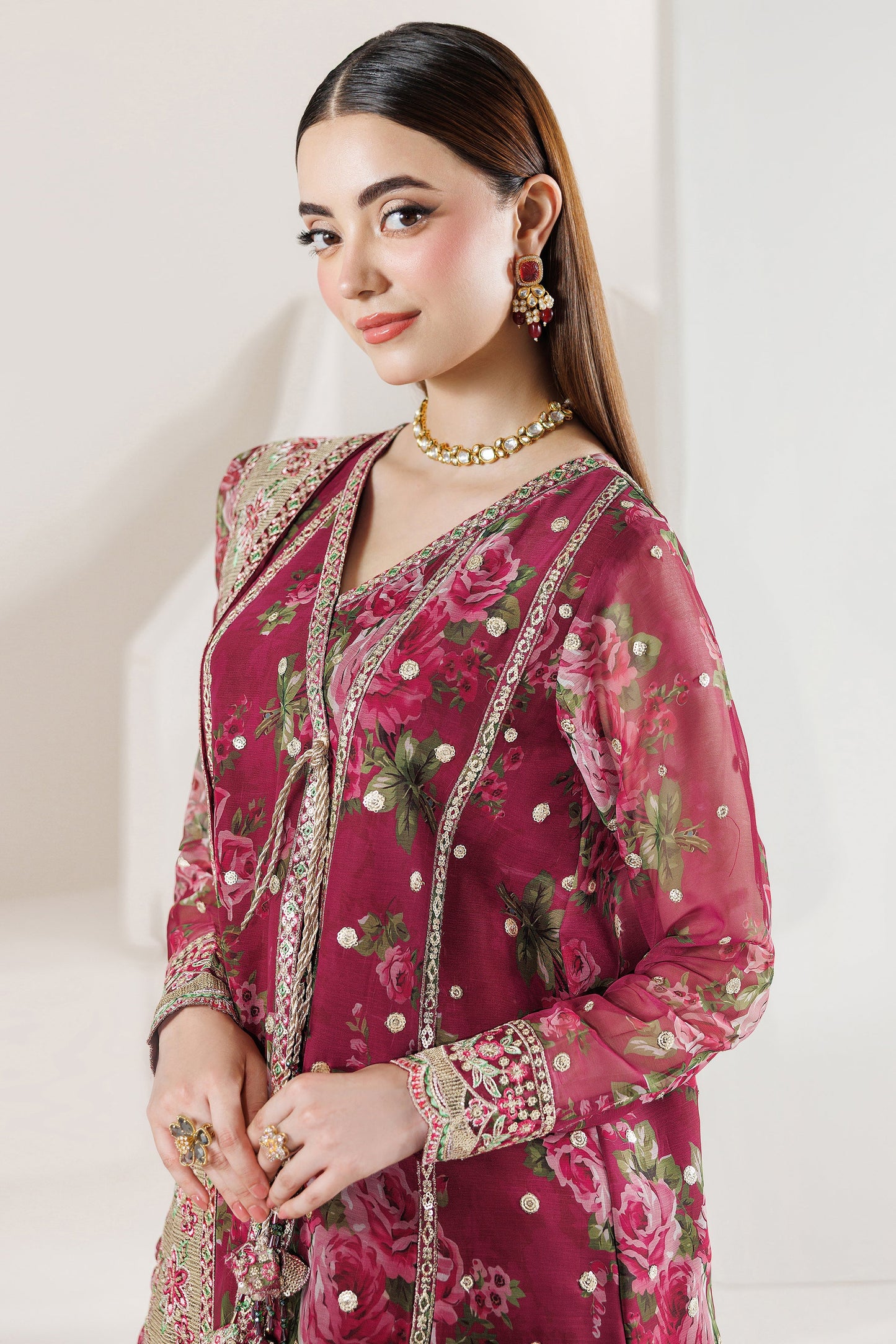 Farasha Rouge Reign Style — Mairaz Three-Piece Suit