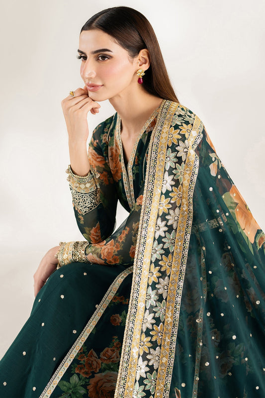Farasha Teal Passion Style — Mairaz Teal Three-Piece Suit