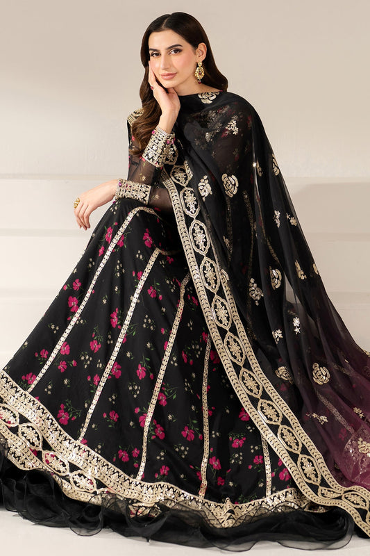Farasha Fuchsia Night Style — Mairaz Three-Piece Suit