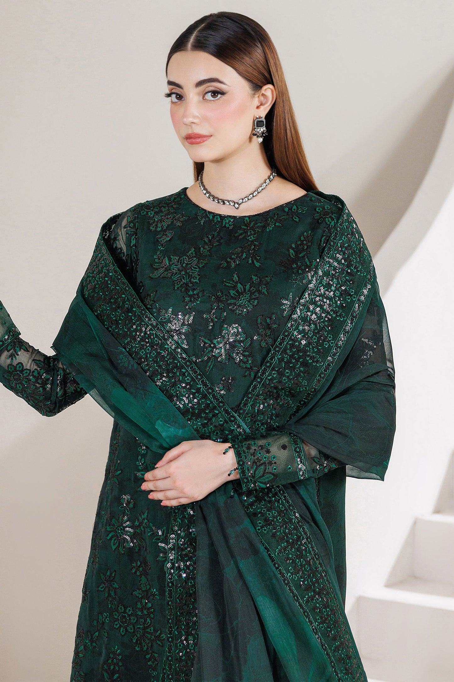 Farasha Jade Majesty Style — Mairaz Three-Piece Suit