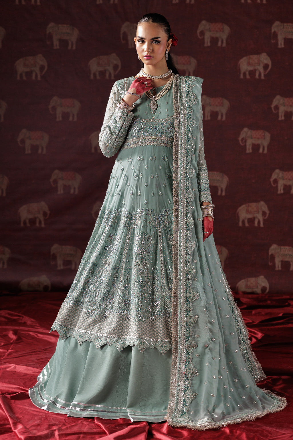 Saad Shaikh D-08 Style — Mairaz Lehenga