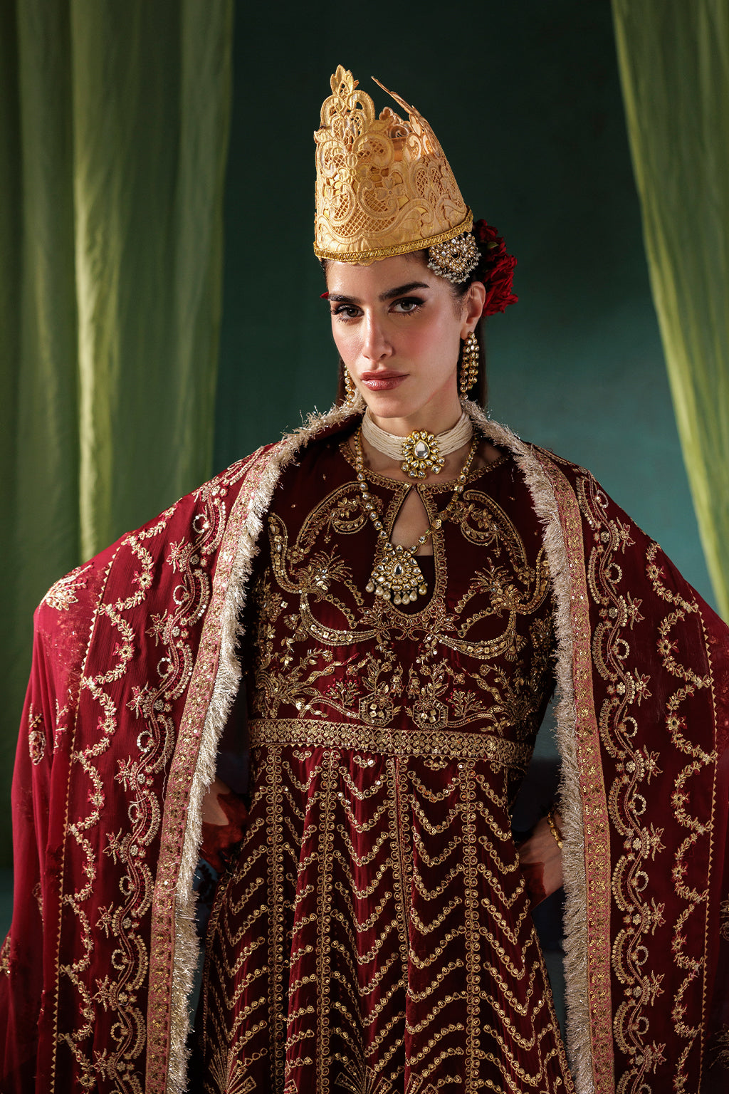Saad Shaikh D-02 Style — Mairaz Lehenga