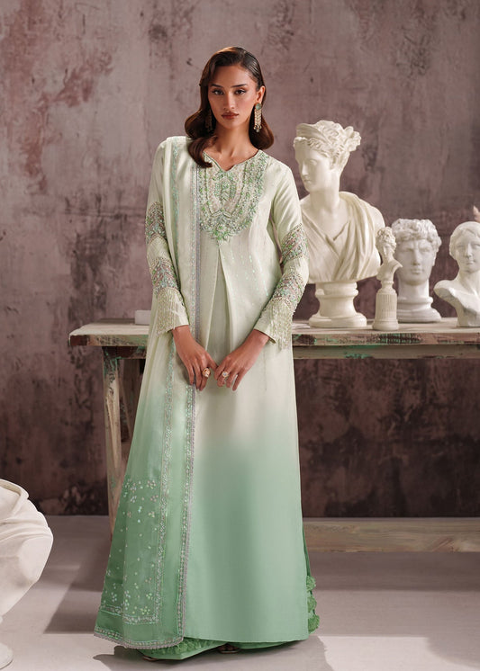Lirien Style — Mairaz Mint Green Three-Piece Suit