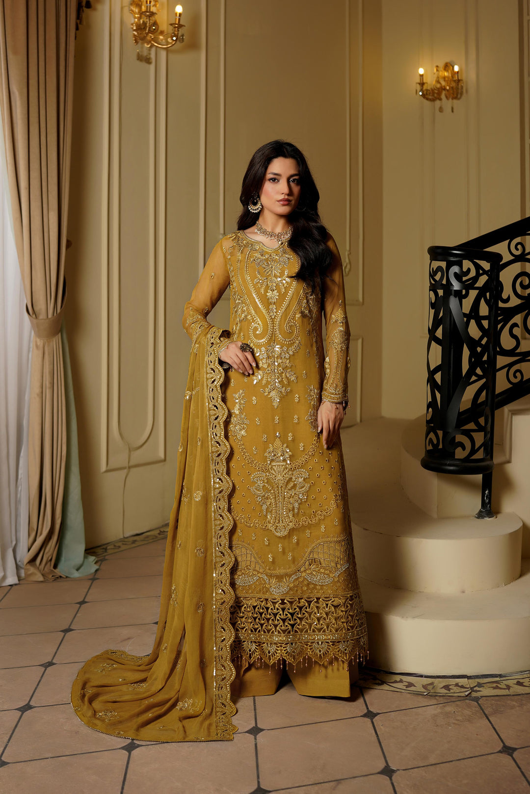 Maryams Nyra-ARZ-9006 Style — Mairaz Three-Piece Suit