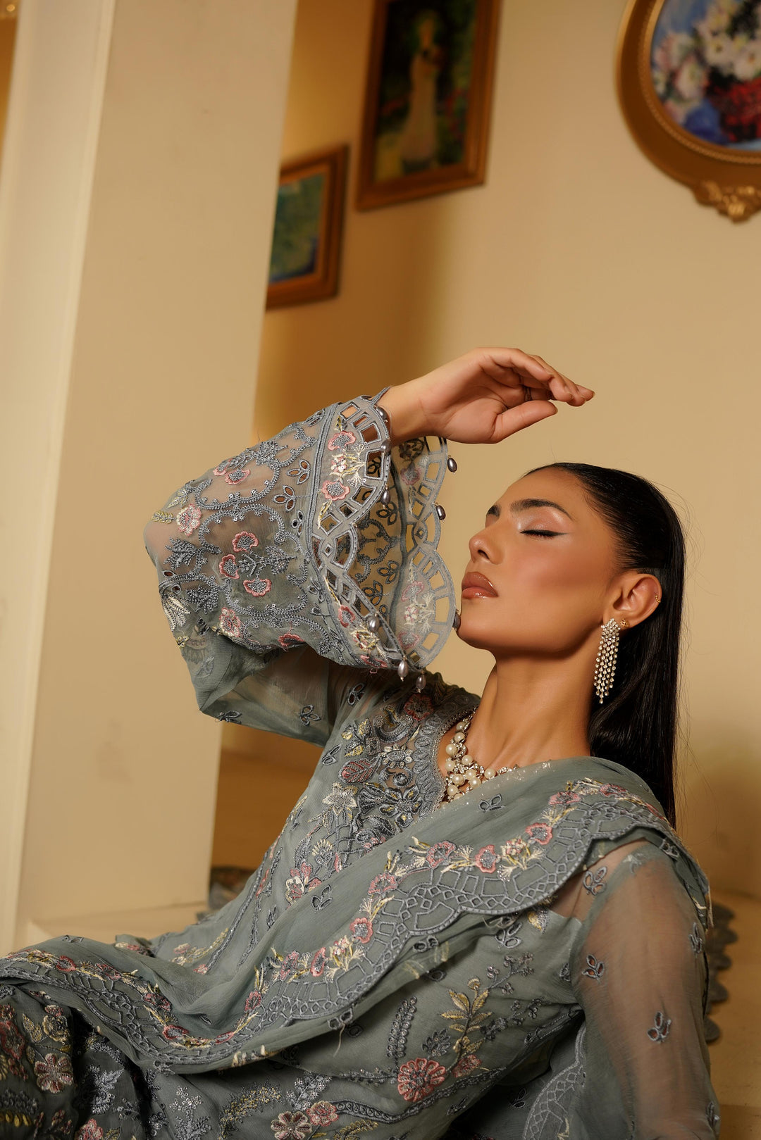 Maryams Shahana ARZ-9003 Style — Mairaz Three-Piece Suit