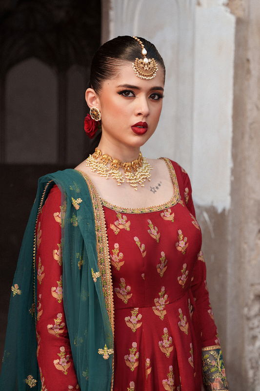 Saad Shaikh Scarlet Style — Mairaz Maroon Three-Piece Suit