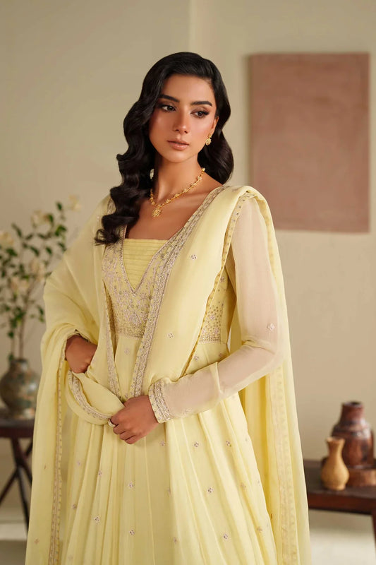 Akbar Aslam Ayla Style — Mairaz Ivory Three-Piece Suit