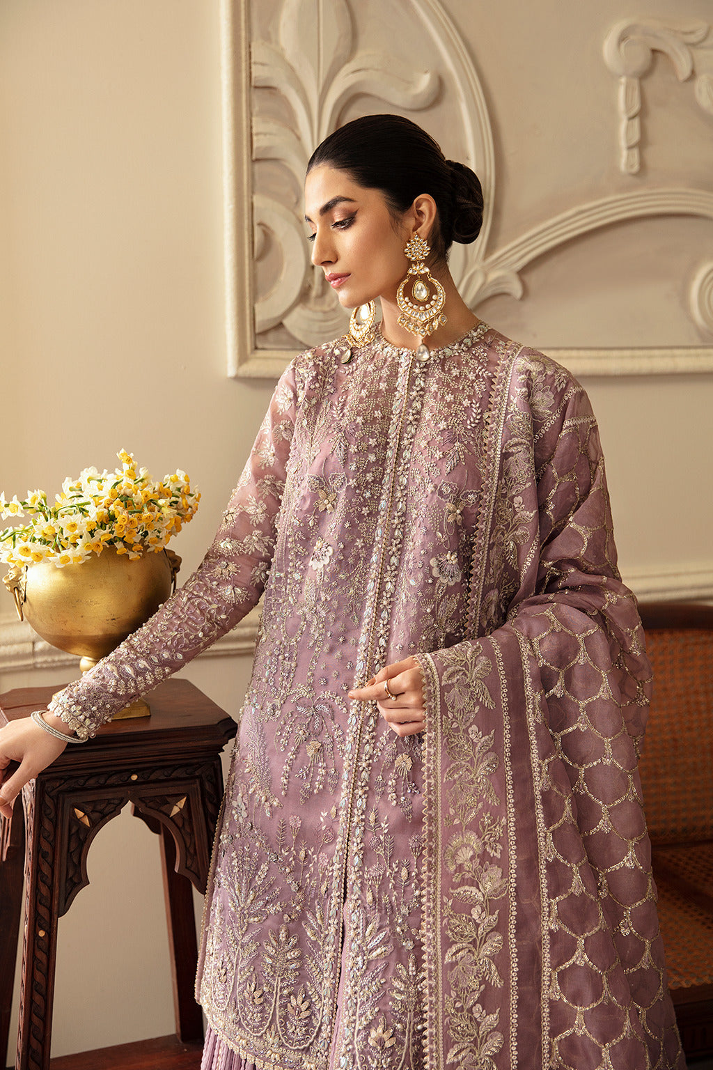 Soraya Sehr Style — Mairaz Dusty Mauve Sharara