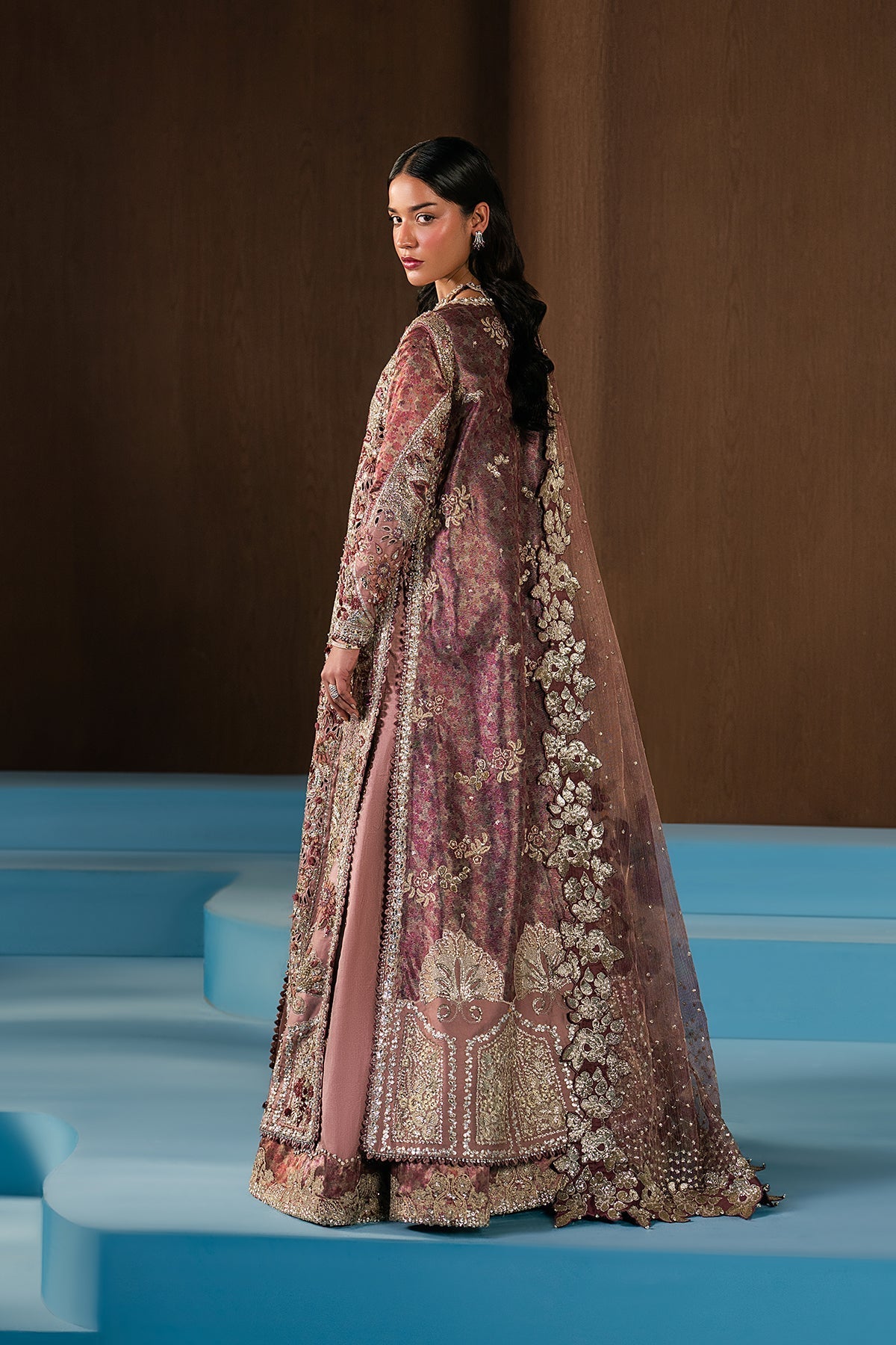 Afrozeh Zarhel Style — Mairaz Pink Three-Piece Suit