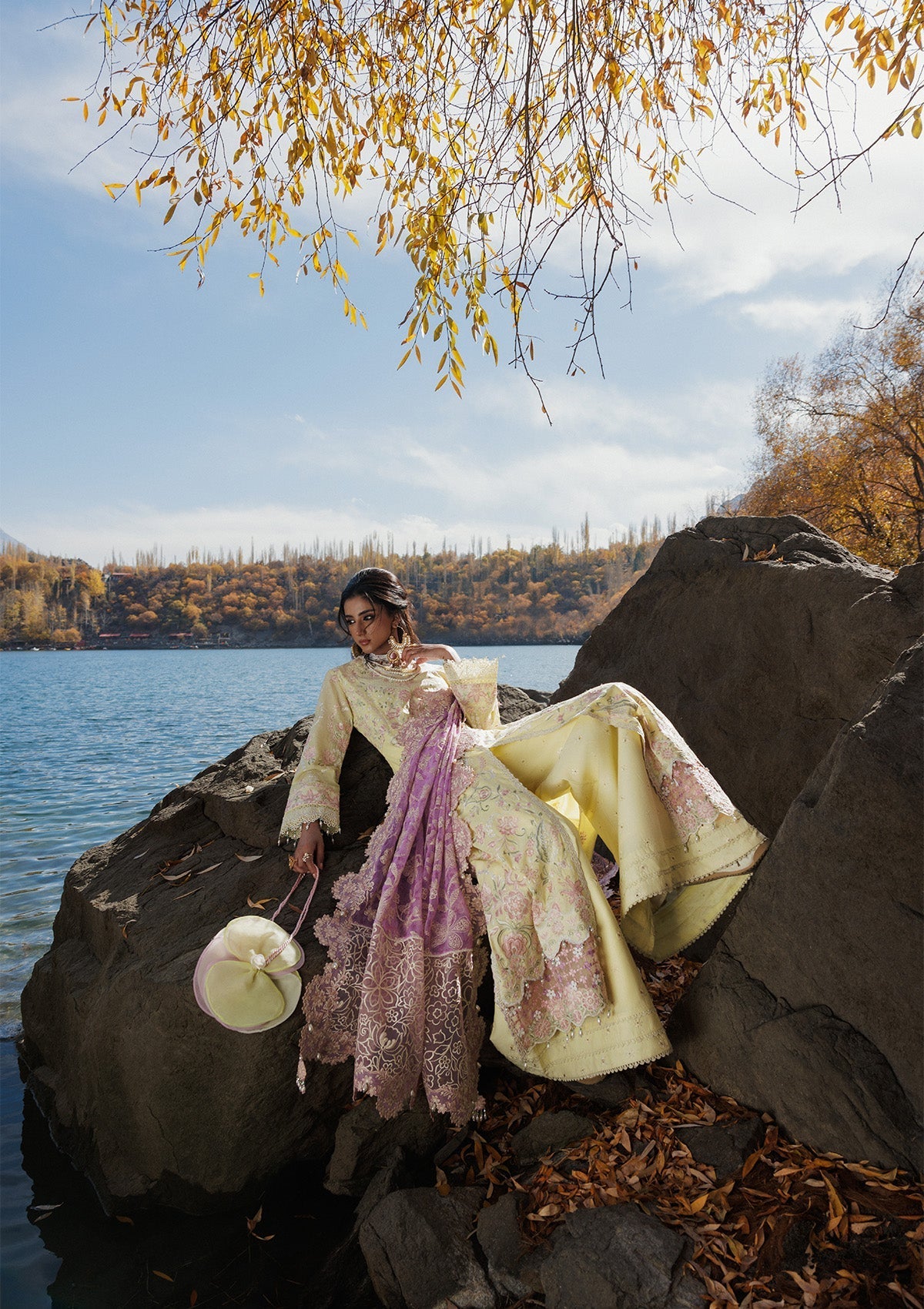 Aik Atelier Vol. 1 Look 03 Style — Mairaz Lawn Suit