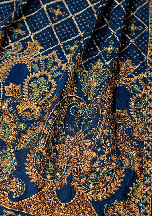 Aik Atelier Style — Mairaz Royal Blue Shawl