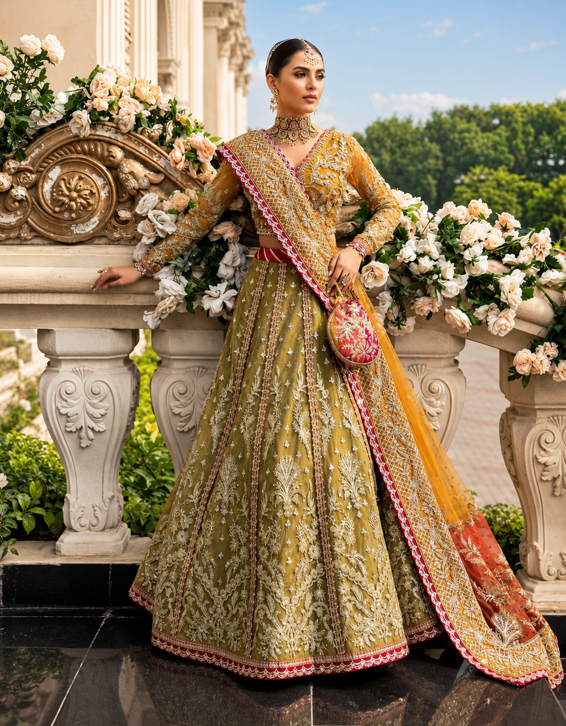 Mairaz Bridal Mehndi Bareeze Net Style