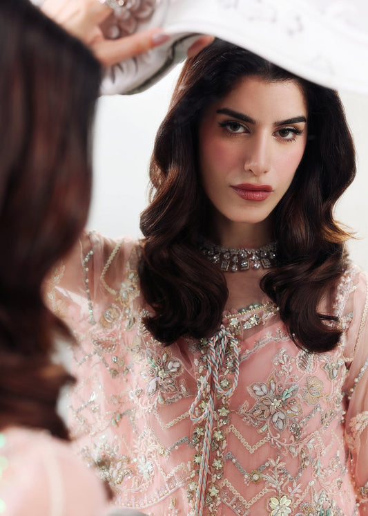Rose Dust Style — Mairaz Peach Pink Three-Piece Suit