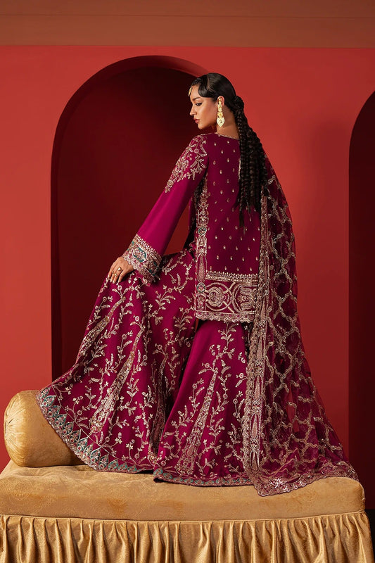 Afrozeh Shamal Style — Mairaz Magenta Sharara