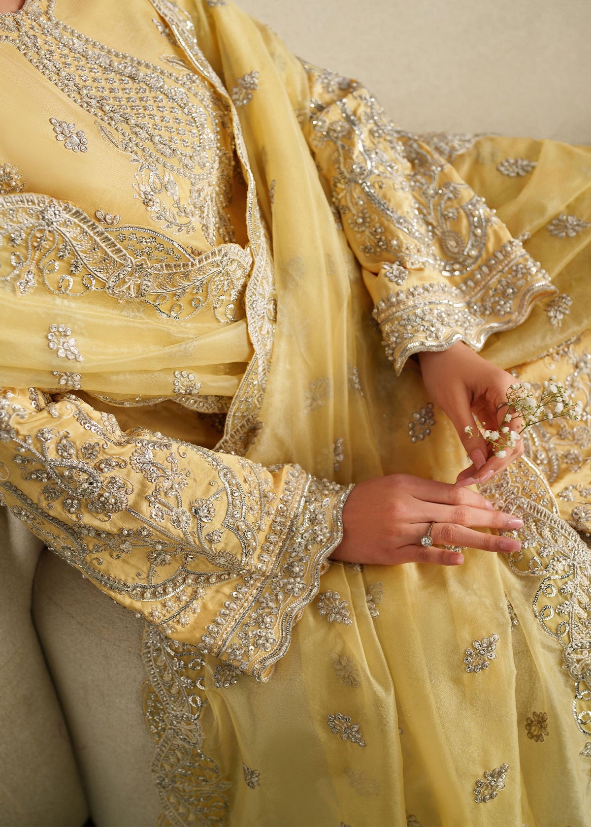 Leora butter yellow shirt suit, reference outfit photograph 8 — Made by Mairaz reproduction