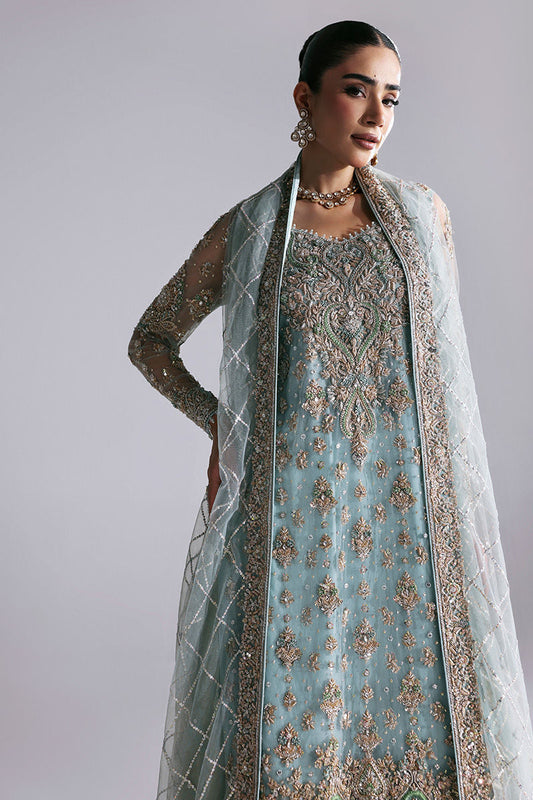 Zayra, made by MAIRAZ — front detail view of the zardozi-work bodice and front panels