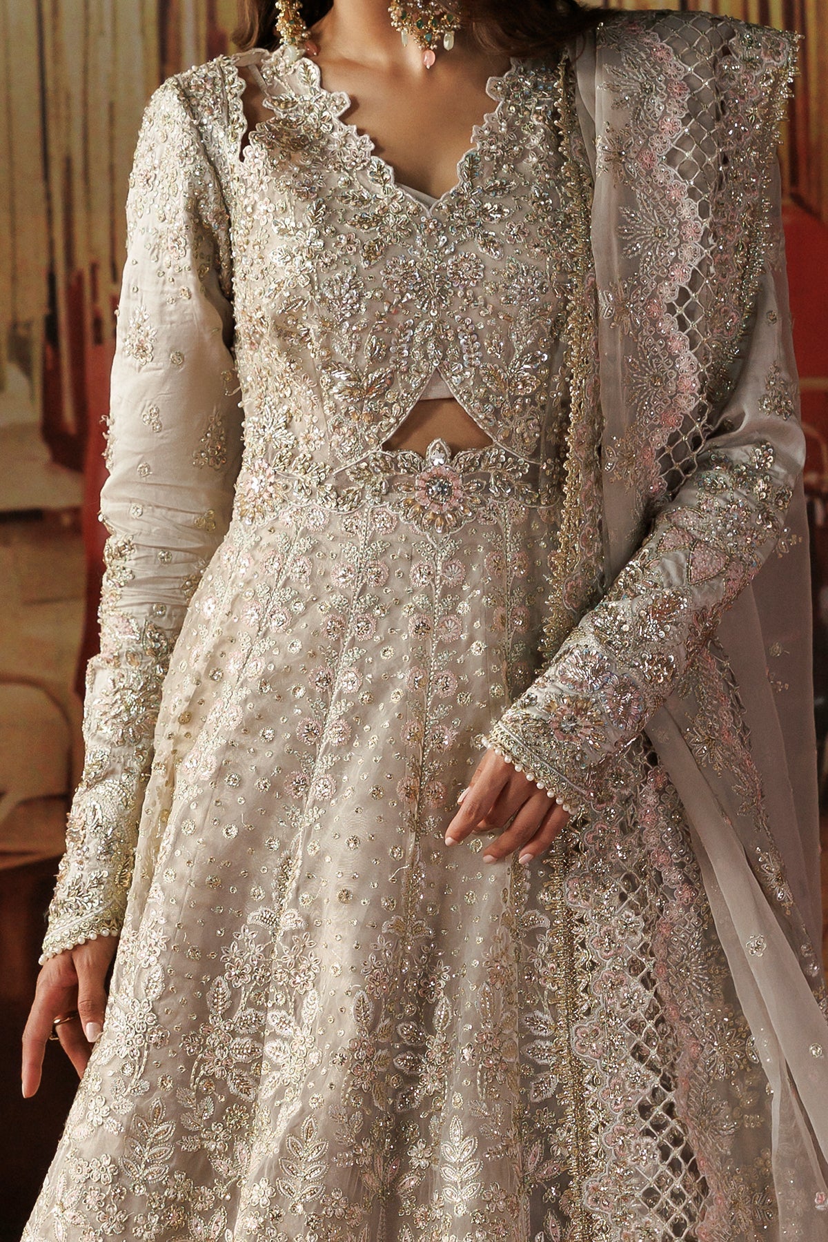 Mannat made by Mairaz campaign reference embroidery detail