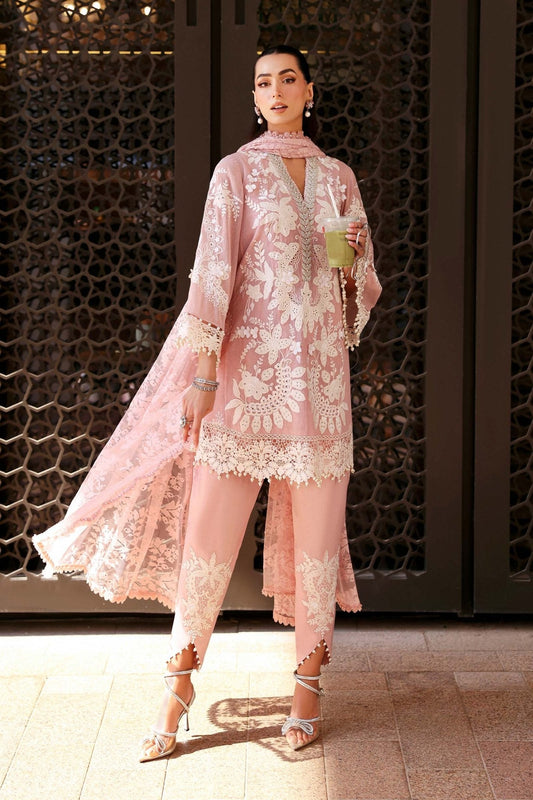 Maria B D-2603-A style reference, Pastel Pink Lawn Suit, view 1