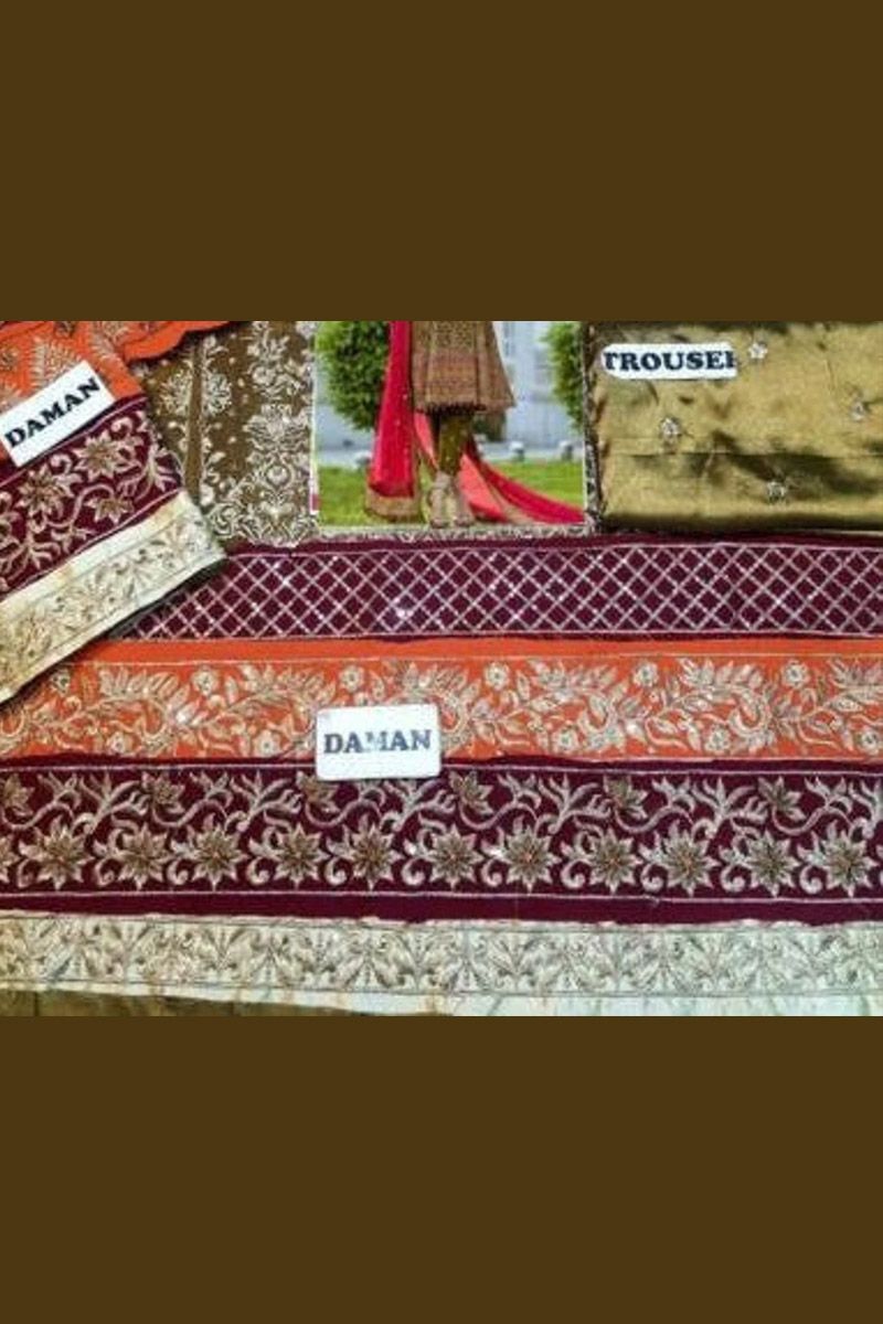 Angrakha Style — Mairaz Green Three-Piece Suit