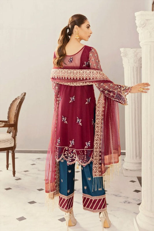 Agave Style — Mairaz Red Salwar Kameez
