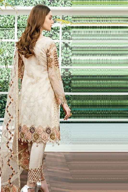 Ramsha Style — Mairaz Brown Salwar Kameez