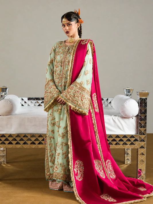 Hussain Rehar – Ruphali (Mint Green) alternate full outfit view