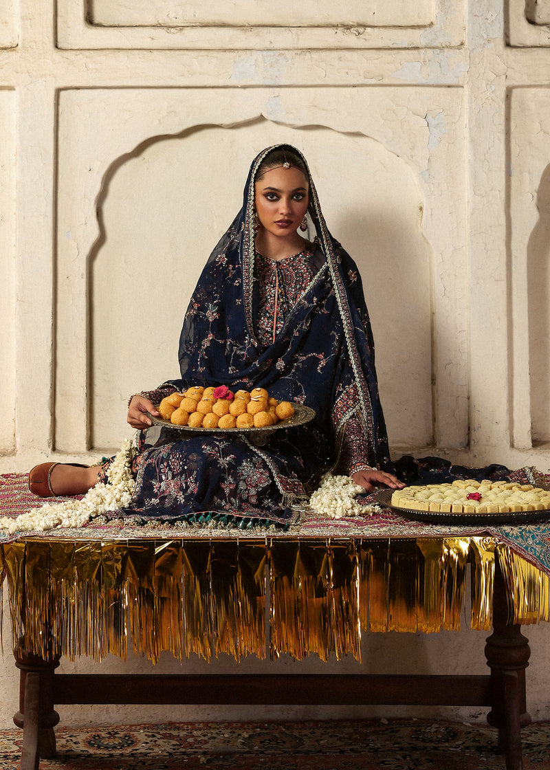 Hussain Rehar Rabab Style — Mairaz Three-Piece Suit