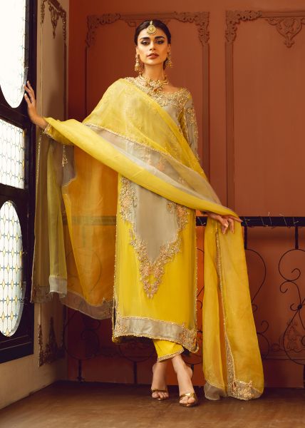 Sara Rohale Asghar Arched Blossom Style — Mairaz Sage & Jade Formal Ensemble
