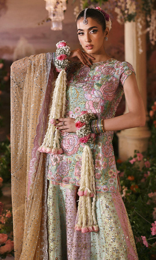Nomi Ansari Rosebud style — Mairaz Multicolour Pastel Three-Piece Suit reference, view 2 of 8