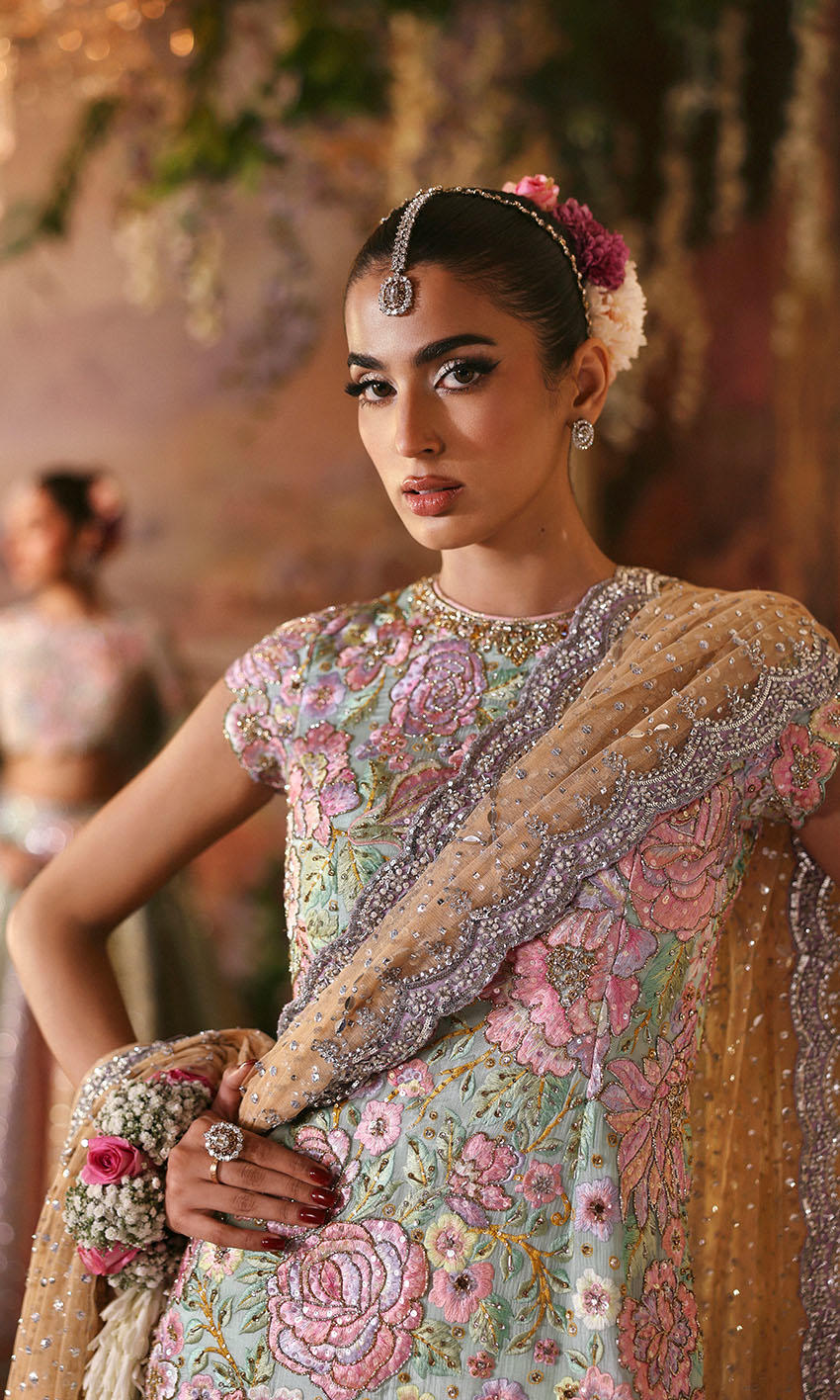 Nomi Ansari Rosebud style — Mairaz Multicolour Pastel Three-Piece Suit reference, view 5 of 8