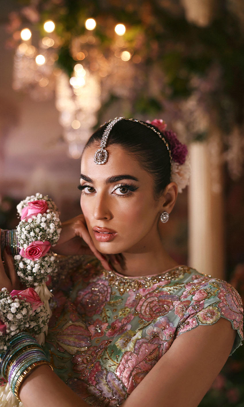 Nomi Ansari Rosebud style — Mairaz Multicolour Pastel Three-Piece Suit reference, view 6 of 8
