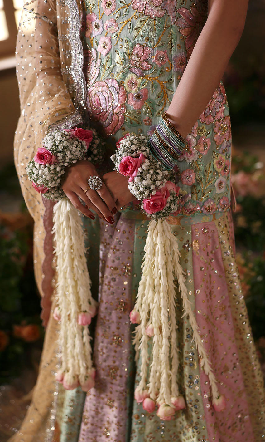 Nomi Ansari Rosebud style — Mairaz Multicolour Pastel Three-Piece Suit reference, view 7 of 8