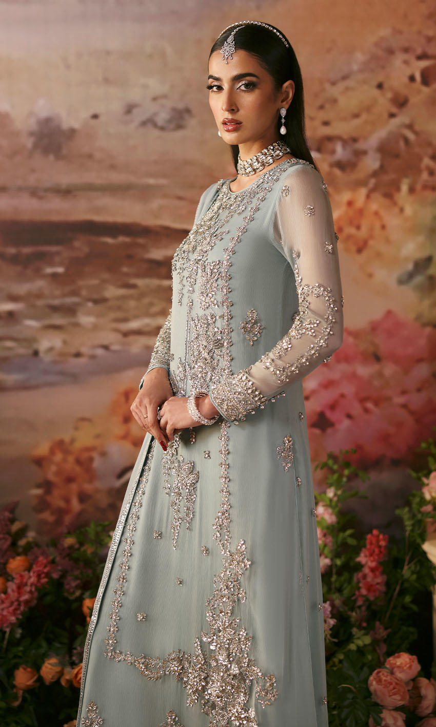 Nomi Ansari Endless Sky style powder blue formal — Mairaz reproduction, view 4 of 6
