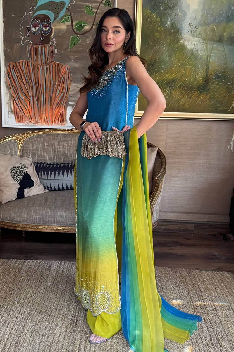 Farida Hasan Neon Ombre — Mairaz