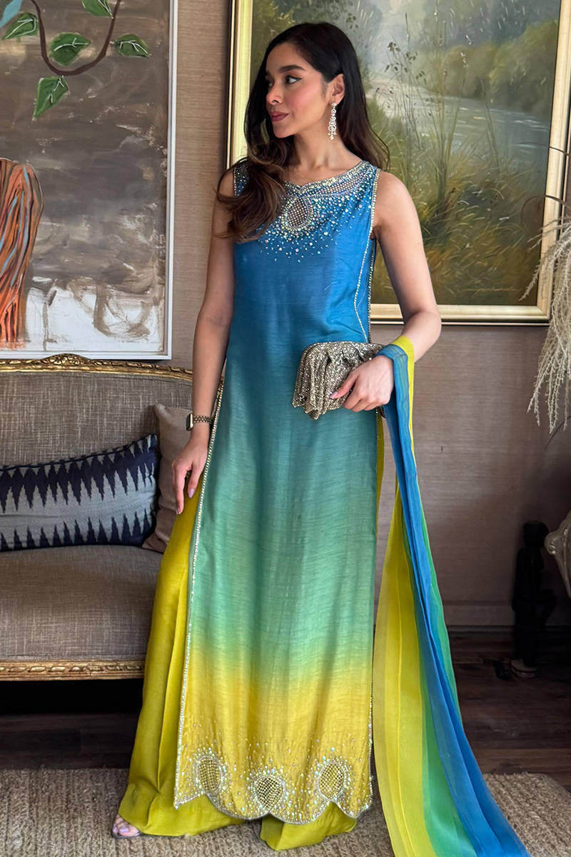 Farida Hasan Neon Ombre — Mairaz