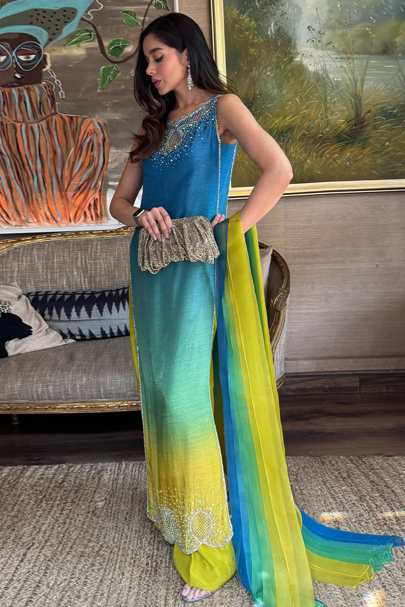 Farida Hasan Neon Ombre — Mairaz