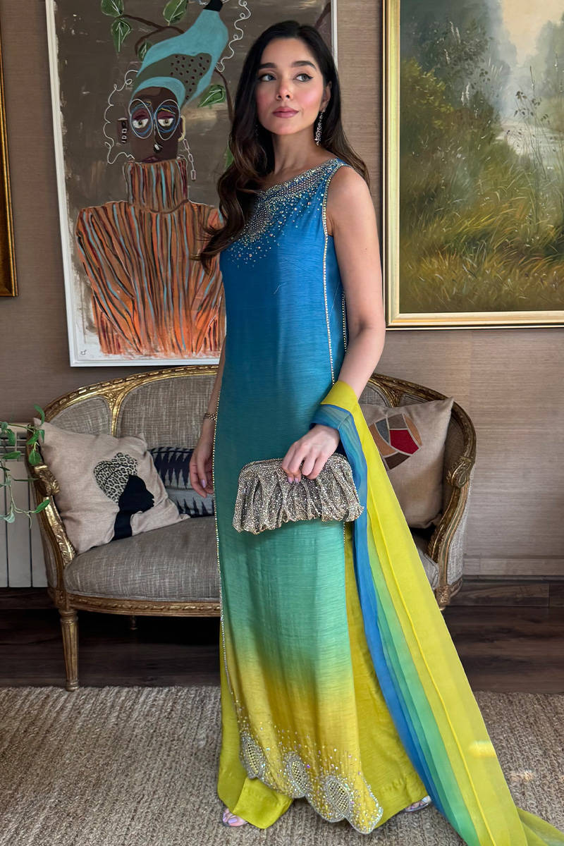Farida Hasan Neon Ombre — Mairaz